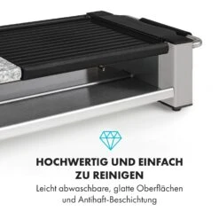 Bistecca Raclette 1200W Metall / Stein 8 Personen Kontroll-LED -Outdoor Grills Store 10035293 de 0003 logo