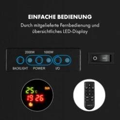 Basel Illumine Elektrokamin Flammenillusion 2000 W 2 Stufen Dimmbar -Outdoor Grills Store 10035297 de 0004 logo