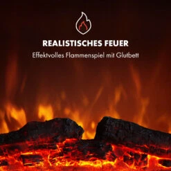 Alpbach Elektrischer Kamin 1800W 2 Heizstufen 65 Cm Stein-Optik -Outdoor Grills Store 10035314 de 0007 logo