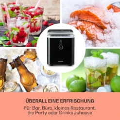 Chillout Eiswürfelmaschine Bulleteis 12kg/24h Wassertank: 1,5 L -Outdoor Grills Store 10035320 de 0003 usp