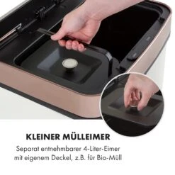 Royal Trash Rose Gold Sensor-Mülleimer 72 Liter Edelstahl -Outdoor Grills Store 10035364 de 0004 logo