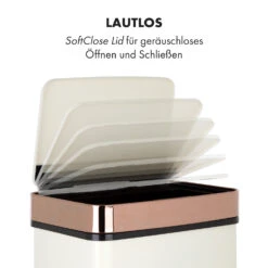 Royal Trash Rose Gold Sensor-Mülleimer 72 Liter Edelstahl -Outdoor Grills Store 10035364 de 0010 logo