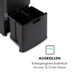 Royal Trash Matte Black Sensor-Mülleimer 72 Liter Edelstahl -Outdoor Grills Store 10035365 de 0005 logo