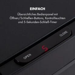 Royal Trash Matte Black Sensor-Mülleimer 72 Liter Edelstahl -Outdoor Grills Store 10035365 de 0006 logo