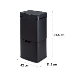 Royal Trash Matte Black Sensor-Mülleimer 72 Liter Edelstahl -Outdoor Grills Store 10035365 yy 0011 logo Klarstein Royal Trash Matte Black Sensor Muelleimer