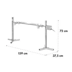 Sauenland Survivor Spanferkelgrill Drehspieß 12W 70kg Max. Edelstahl -Outdoor Grills Store 10035372 yy 0008 logo Klarstein Spanferkelgrill Sauenland Survivor