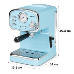 Espressionata Gusto Espressomaschine 1100W 15 Bar Druck 17 Espressionata Gusto Espressomaschine 1100W 15 Bar Druck -Outdoor Grills Store 10035377 yy 0009 logo Klarstein Espressionata Gusto Espressomaschine