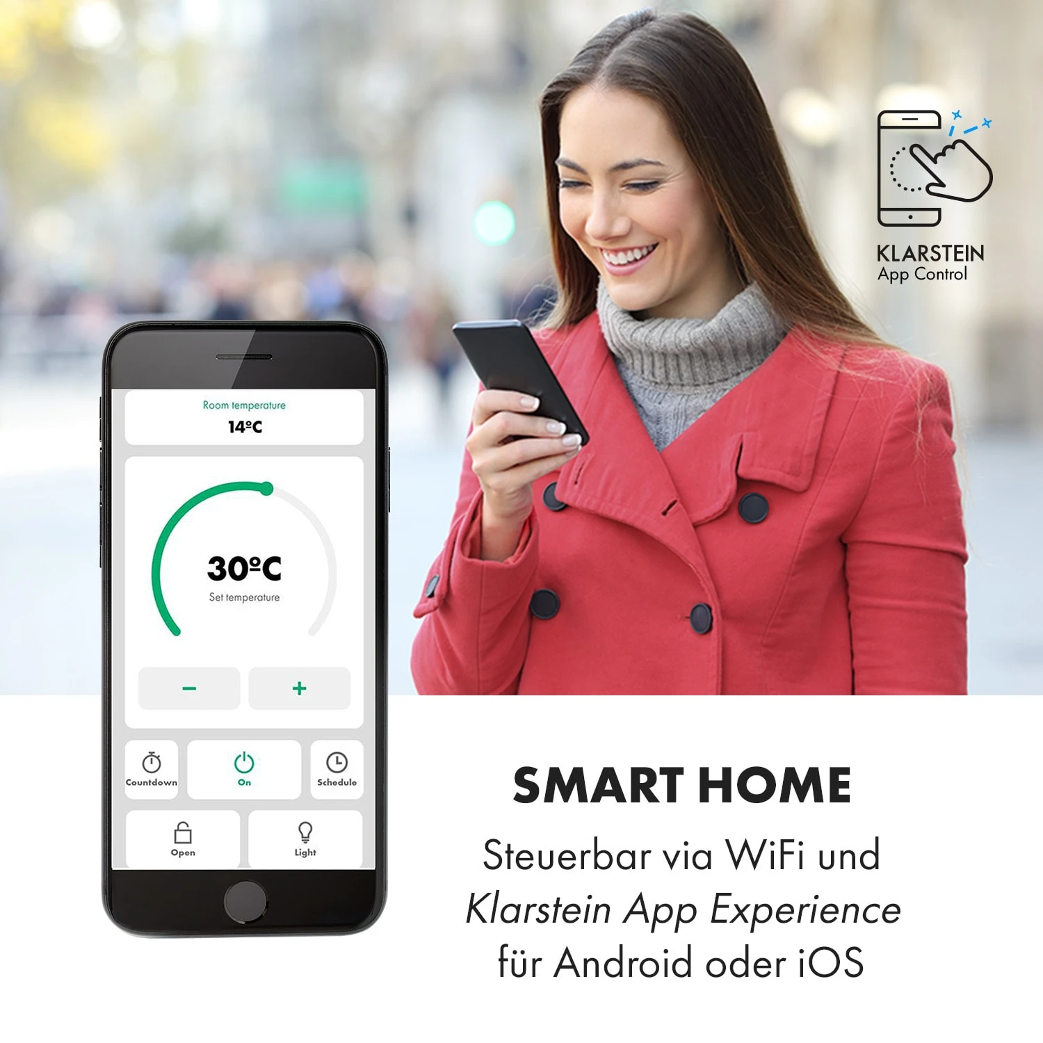 Bansin Smart 1500 Konvektionsheizgerät 1500W App-Steuerung 2 Bansin Smart 1500 Konvektionsheizgerät 1500W App-Steuerung – Bild 2