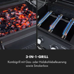Kingsville Smoker Kombigrill Gas Kohle Smoker 13,5kW 3+1 Brenner -Outdoor Grills Store 10035409 de 0003 logo