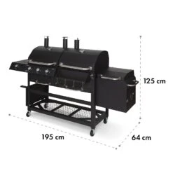 Kingsville Smoker Kombigrill Gas Kohle Smoker 13,5kW 3+1 Brenner -Outdoor Grills Store 10035409 yy 0011 logo