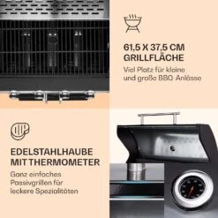 Valdosta 4.1 Gasgrill 4 X 2,8 KW + 2,5 KW Brenner Edelstahl Mobil -Outdoor Grills Store 10035415 de 0003 logo