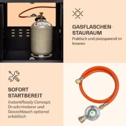 Valdosta 4.1 Gasgrill 4 X 2,8 KW + 2,5 KW Brenner Edelstahl Mobil -Outdoor Grills Store 10035415 de 0005 logo