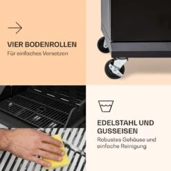 Valdosta 4.1 Gasgrill 4 X 2,8 KW + 2,5 KW Brenner Edelstahl Mobil -Outdoor Grills Store 10035415 de 0007 logo