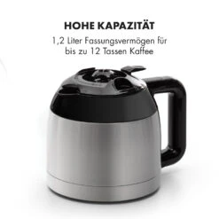 Arabica Thermoskanne Zubehör Ersatz Edelstahl Silber/schwarz -Outdoor Grills Store 10035422 de 0005 logo