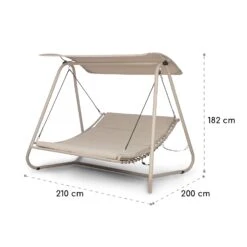 Garden Grove Gartenliege Swing Bed Stahlrahmen Sonnendach Polyester 17 Garden Grove Gartenliege Swing Bed Stahlrahmen Sonnendach Polyester -Outdoor Grills Store 10035432 yy 0009 logo Blumfeld Garden Grove Gartenliege beige