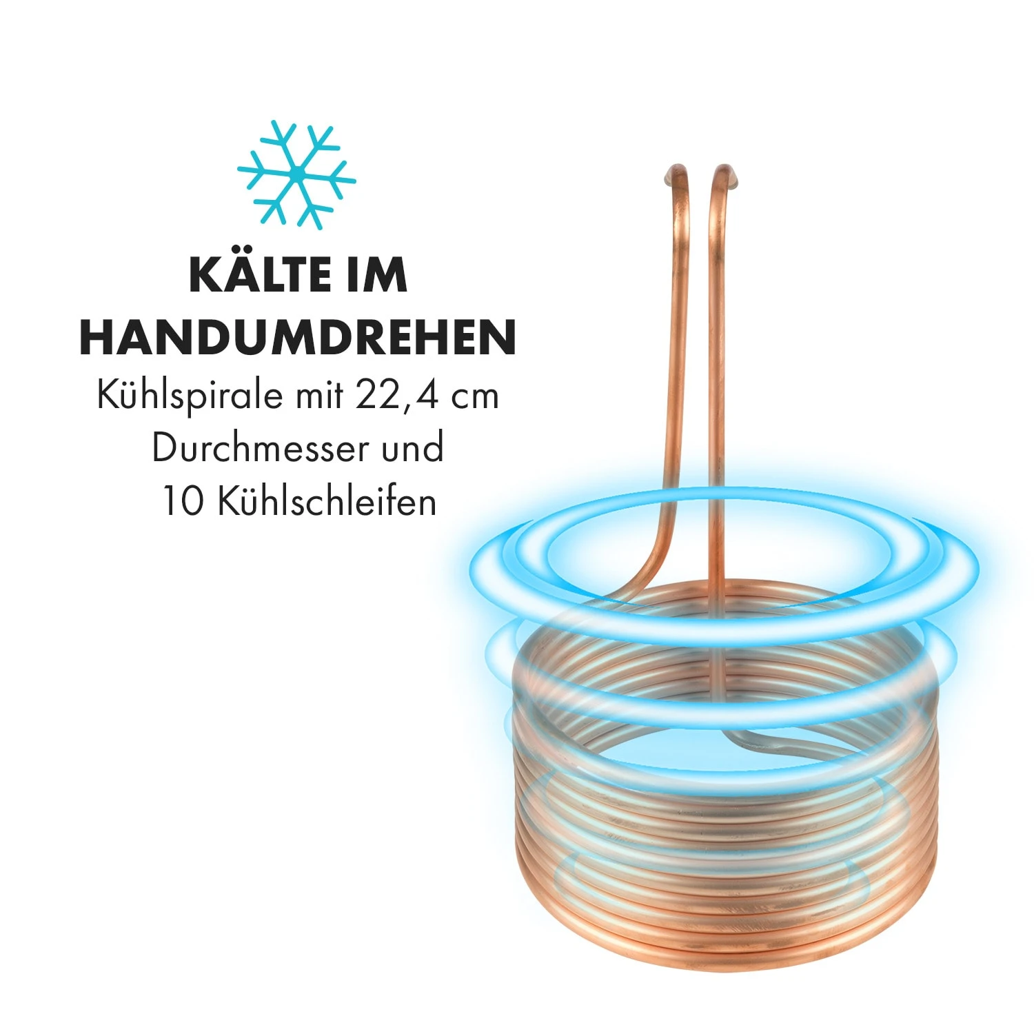 Chiller 10K Eintauchkühler Ø22,4 Cm 10 Schleifen 3 Chiller 10K Eintauchkühler Ø22,4 Cm 10 Schleifen – Bild 3