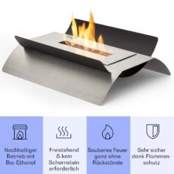 Phantasma Graca Ethanol-Kamin Rauch- & Geruchlos Bio-Ethanol 9 Phantasma Graca Ethanol-Kamin Rauch- & Geruchlos Bio-Ethanol -Outdoor Grills Store 10035456 de 0003 usp
