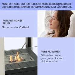 Phantasma Pinar Ethanol-Kamin Rauch- & Geruchlos Bio-Ethanol -Outdoor Grills Store 10035459 de 0006 usp