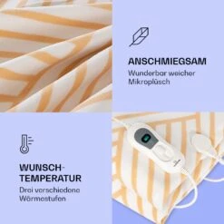 Dr. Watson XXL Heizdecke 3 Stufen Waschbar 200x180cm Mikroplüsch -Outdoor Grills Store 10035502 de 0003 logo