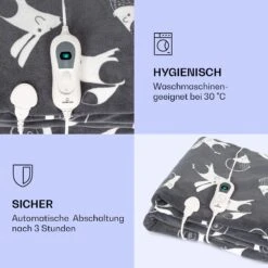 Dr. Watson XXL Heizdecke 3 Stufen Waschbar 200x180cm Coral Fleece -Outdoor Grills Store 10035503 de 0004 logo