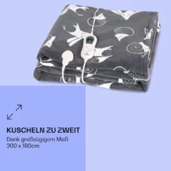 Dr. Watson XXL Heizdecke 3 Stufen Waschbar 200x180cm Coral Fleece -Outdoor Grills Store 10035503 de 0005 logo