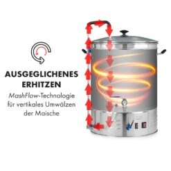 Brauheld Pro Maischekessel 3300W 70L 30-100°C Umwälzpumpe Edelstahl 14 Brauheld Pro Maischekessel 3300W 70L 30-100°C Umwälzpumpe Edelstahl -Outdoor Grills Store 10035516 de 0005 logo