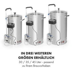 Brauheld Pro Maischekessel 3300W 70L 30-100°C Umwälzpumpe Edelstahl 18 Brauheld Pro Maischekessel 3300W 70L 30-100°C Umwälzpumpe Edelstahl -Outdoor Grills Store 10035516 de 0009 logo
