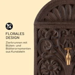 Blumquell Solarbrunnen LED 5 M Kabel Kunststein Solarpanel 12 Blumquell Solarbrunnen LED 5 M Kabel Kunststein Solarpanel -Outdoor Grills Store 10035542 de 0005 logo