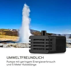 Blumquell Solarbrunnen LED 5 M Kabel Kunststein Solarpanel 13 Blumquell Solarbrunnen LED 5 M Kabel Kunststein Solarpanel -Outdoor Grills Store 10035542 de 0006 logo