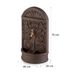 Blumquell Solarbrunnen LED 5 M Kabel Kunststein Solarpanel 15 Blumquell Solarbrunnen LED 5 M Kabel Kunststein Solarpanel -Outdoor Grills Store 10035542 yy 0008 logo blumfeldt Blumquell Solarbrunnen braun