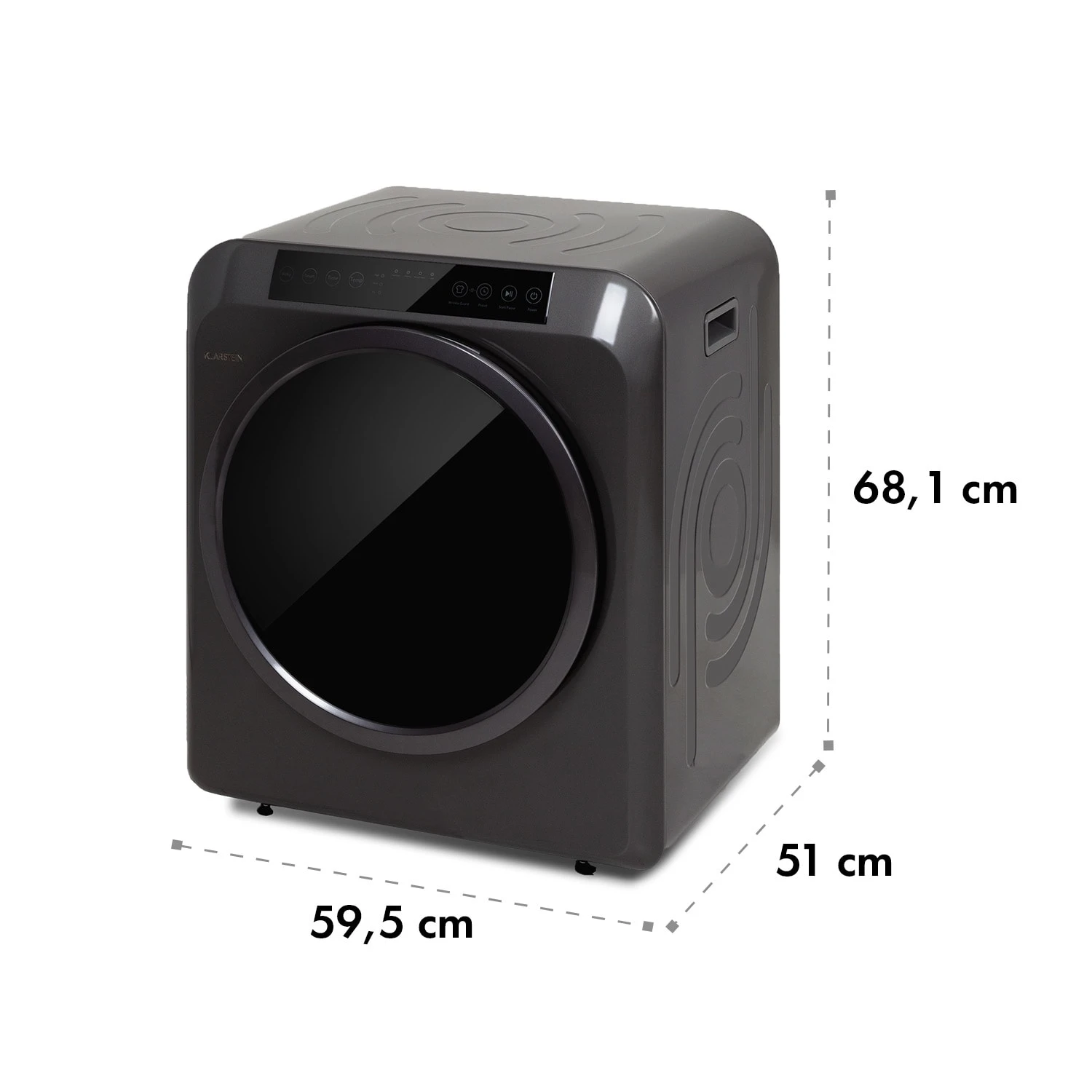 EZ Dry Wäschetrockner Ablufttrockner 1500W 6kg 60cm 8 EZ Dry Wäschetrockner Ablufttrockner 1500W 6kg 60cm – Bild 8