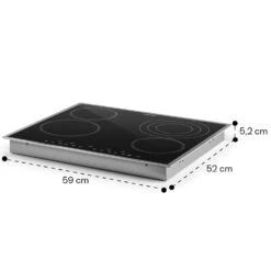 Virtuosa 4 Prime Einbaukochfeld 4 Zonen 6500W Glaskeramik Edelstahlrahmen 17 Virtuosa 4 Prime Einbaukochfeld 4 Zonen 6500W Glaskeramik Edelstahlrahmen -Outdoor Grills Store 10035551 yy 0011 dimensions