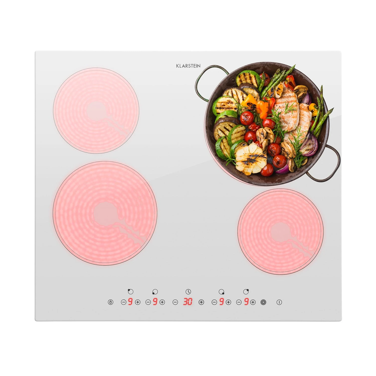 Virtuosa 4 Einbaukochfeld 4 Zonen 6500W Glaskeramik 1 Virtuosa 4 Einbaukochfeld 4 Zonen 6500W Glaskeramik