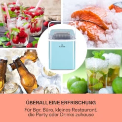 Arctic Porter Eiswürfelmaschine Bullet-Eis 12kg/24h Edelstahl -Outdoor Grills Store 10035554 de 0003 usp