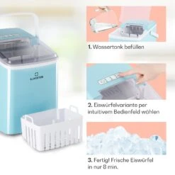 Arctic Porter Eiswürfelmaschine Bullet-Eis 12kg/24h Edelstahl -Outdoor Grills Store 10035554 de 0004 usp
