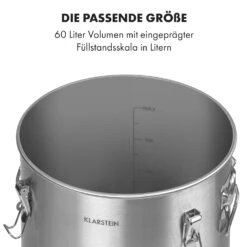 Gärkeller Pro XL Fermentierkessel 60 Liter Ablassventil 304-Edelstahl -Outdoor Grills Store 10035622 de 0003 logo