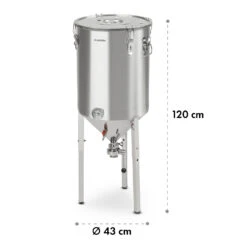 Gärkeller Pro XL Fermentierkessel 60 Liter Ablassventil 304-Edelstahl -Outdoor Grills Store 10035622 yy 0010 logo Klarstein Conical Fermenter 60L