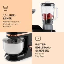 Lucia Elegance Küchenmaschine Mixer Fleischwolf 2000W BPA-frei 13 Lucia Elegance Küchenmaschine Mixer Fleischwolf 2000W BPA-frei -Outdoor Grills Store 10035639 de 0006 logo