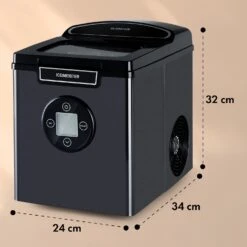 Icemeister 2G Eiswürfelmaschine 12kg/24h LC-Display Edelstahl -Outdoor Grills Store 10035712 yy 0011 dimensions