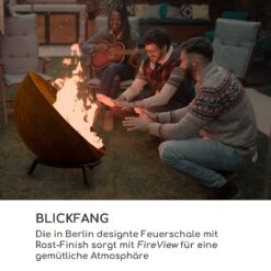 Fireball Rust Feuerschale 60 Cm Ø Kippbare Rost-Finish Rost -Outdoor Grills Store 10035770 de 0005 logo