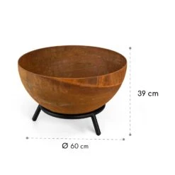 Fireball Rust Feuerschale 60 Cm Ø Kippbare Rost-Finish Rost -Outdoor Grills Store 10035770 yy 0009 logo