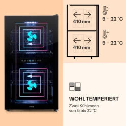 Shiraz 29 Duo Weinkühlschrank 2 Zonen 80L/29 Flaschen 5-22°C Touch 10 Shiraz 29 Duo Weinkühlschrank 2 Zonen 80L/29 Flaschen 5-22°C Touch -Outdoor Grills Store 10035846 de 0003 logo