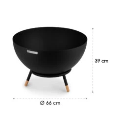 Fireball Wood Kippbare Stahl-Feuerschale Garten Terrasse Ø 66 Cm -Outdoor Grills Store 10035848 yy 0009 logo