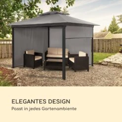 Grandezza Cortina Gartenpavillon 3x3m 4 Seitenteile -Outdoor Grills Store 10035865 de 0006 logo