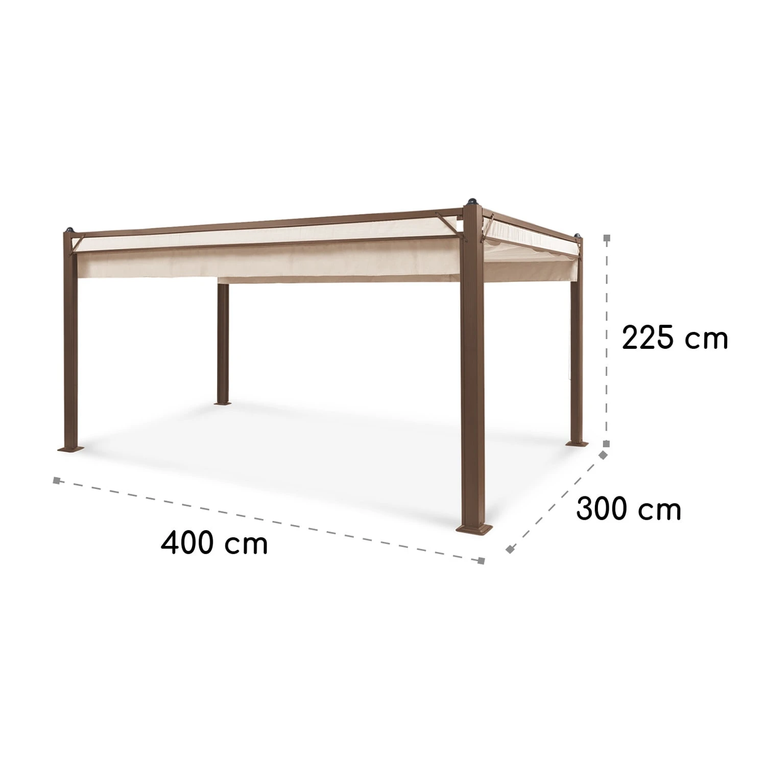Pantheon Cortina Rust Pavillon Mit Dach 3x4 M 4 Seitenteile 9 Pantheon Cortina Rust Pavillon Mit Dach 3x4 M 4 Seitenteile – Bild 9