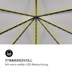 Pantheon Solid Sky Ambient Solar Pavillon 3x3m Polycarbonat Aluminium 11 Pantheon Solid Sky Ambient Solar Pavillon 3x3m Polycarbonat Aluminium -Outdoor Grills Store 10035900 de 0003 logo