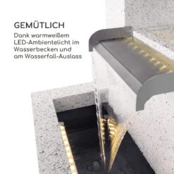 Bloomingstone Brunnen Gartenbrunnen Zierbrunnen 20W Pumpe Zink LED -Outdoor Grills Store 10035916 de 0004 logo
