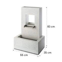 Bloomingstone Brunnen Gartenbrunnen Zierbrunnen 20W Pumpe Zink LED -Outdoor Grills Store 10035916 yy 0008 logo