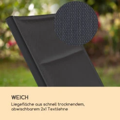 Limala Sonnenliege Lounger Stahl/Aluminium Textilene 150 Kg Mobil 11 Limala Sonnenliege Lounger Stahl/Aluminium Textilene 150 Kg Mobil -Outdoor Grills Store 10035920 de 0005 logo