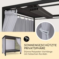 Eremitage Double Lux Sonnenliege 4 Liegepositionen 2 Personen 6 Cm Polster -Outdoor Grills Store 10035922 de 0003 logo